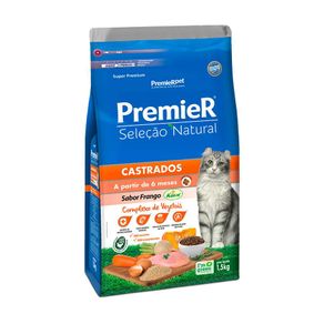 Racao-Premier-Selecao-Natural-para-Gatos-Castrados-Sabor-Frango-15kg