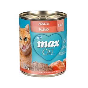 Racao-Umida-Max-Cat-Lata-para-Gatos-Adultos-Sabor-Salmao-280g