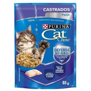 Racao-Umida-Nestle-Purina-Cat-Chow-Sache-para-Gatos-Castrados-sabor-Peixe-85g