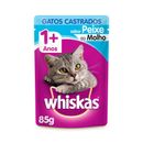 Racao-Umida-Whiskas-Sache-para-Gatos-Castrados-Sabor-Peixe-85g