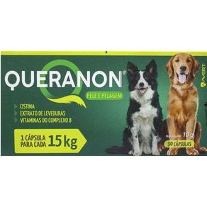 Suplemento-Vitaminico-Queranon-Pele-e-Pelagem-para-Caes-e-Gatos-ate-15kg-30-Capsulas-