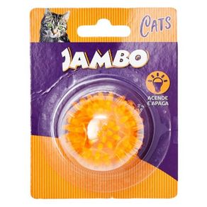 Brinquedo-Jambo-Bola-Espinho-Mini-Cat-Laranja