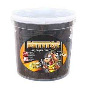 Snack-Petitos-Bifinho-Barra-Frango-25Kg