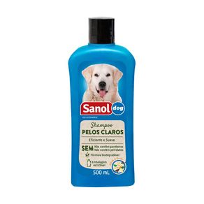 Shampoo-Sanol-Dog-para-Caes-de-Pelos-Claros-500mL-Dogs-Shop