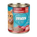 Racao-Umida-Max-Cat-Lata-para-Gatos-Adultos-Sabor-Carne-e-Frango-280G