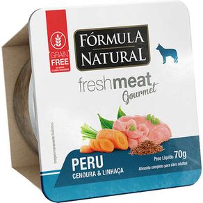 Racao-Umida-Fresh-Meat-Goumert-para-Caes-Sabor-Peru-e-Cenoura---70g